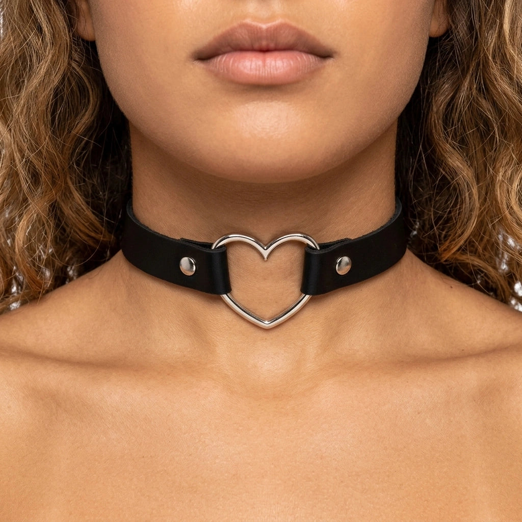 Heartbeat Choker - Produkt-Nahaufnahme | Techno Essentials
