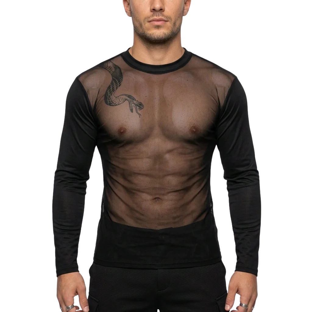 Sheer Vibe Langarmshirt für Raves