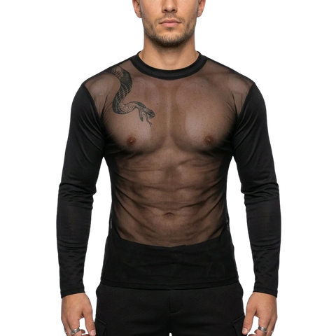 Sheer Vibe Langarmshirt für Raves