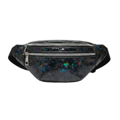 Holographic Techno Bauchtasche