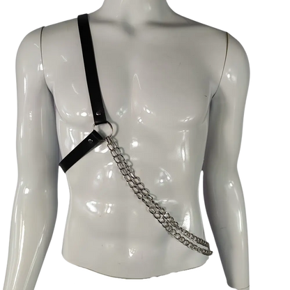 Chain Warrior Männer Harness – Stylischer Ketten-Look
