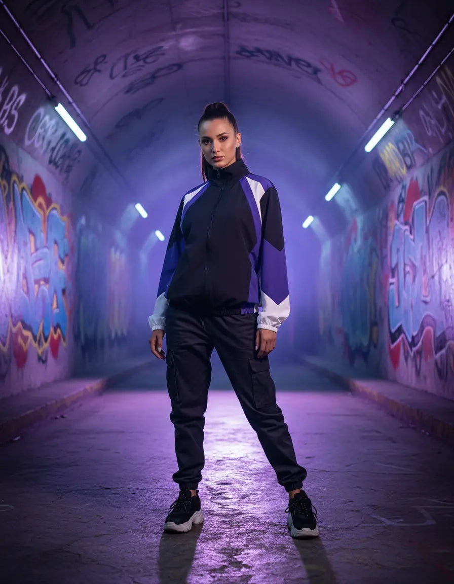 Techno Track Windbreaker #farbe_lila