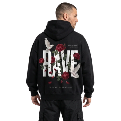 Rave Garden Oversize Hoodie