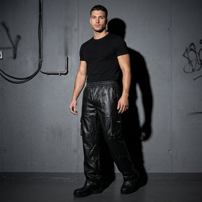 Dark Groove Cargo Hose - Dreiviertel-Ansicht | Techno Essentials