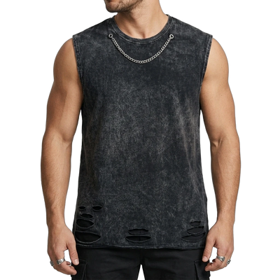Rogue Chain Tanktop - Produkt-Nahaufnahme | Techno Essentials