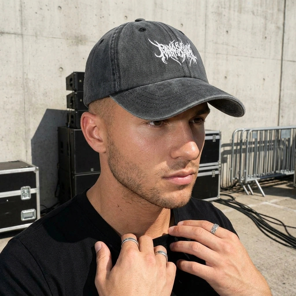 Techno Chaos Cap - Dreiviertel-Ansicht | Techno Essentials